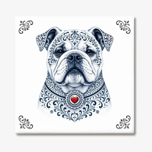 Tegeltje Engelse Bulldog