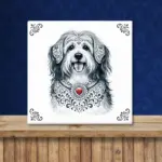 Havanezer Zeeuws honden tegeltje