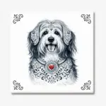 Havanezer Zeeuws honden tegeltje