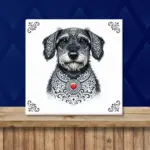 Teckel ruwhaar | Dashond Zeeuws honden tegeltje