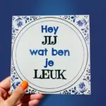 Persoonlijk tegeltje met spreuk maken