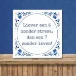 Persoonlijk tegeltje met spreuk maken
