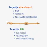 Tegeltje met tekst of quote maken