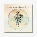 Geboortebloem tegeltje mei Meidoorn