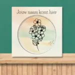 Geboortebloem tegeltje mei Meidoorn