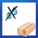 Tegeltje standaard 15x15 met houder hout