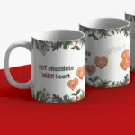 Kerstmok hot chocolate warm heart
